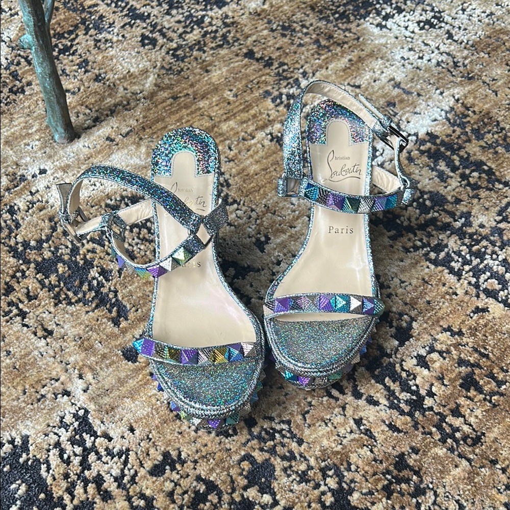 Christian Louboutin Multicolor Strappy Sandals